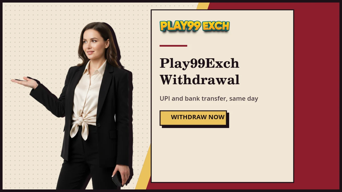 Play99Exch withdrawal request being approved for a UPI and bank transfer payout